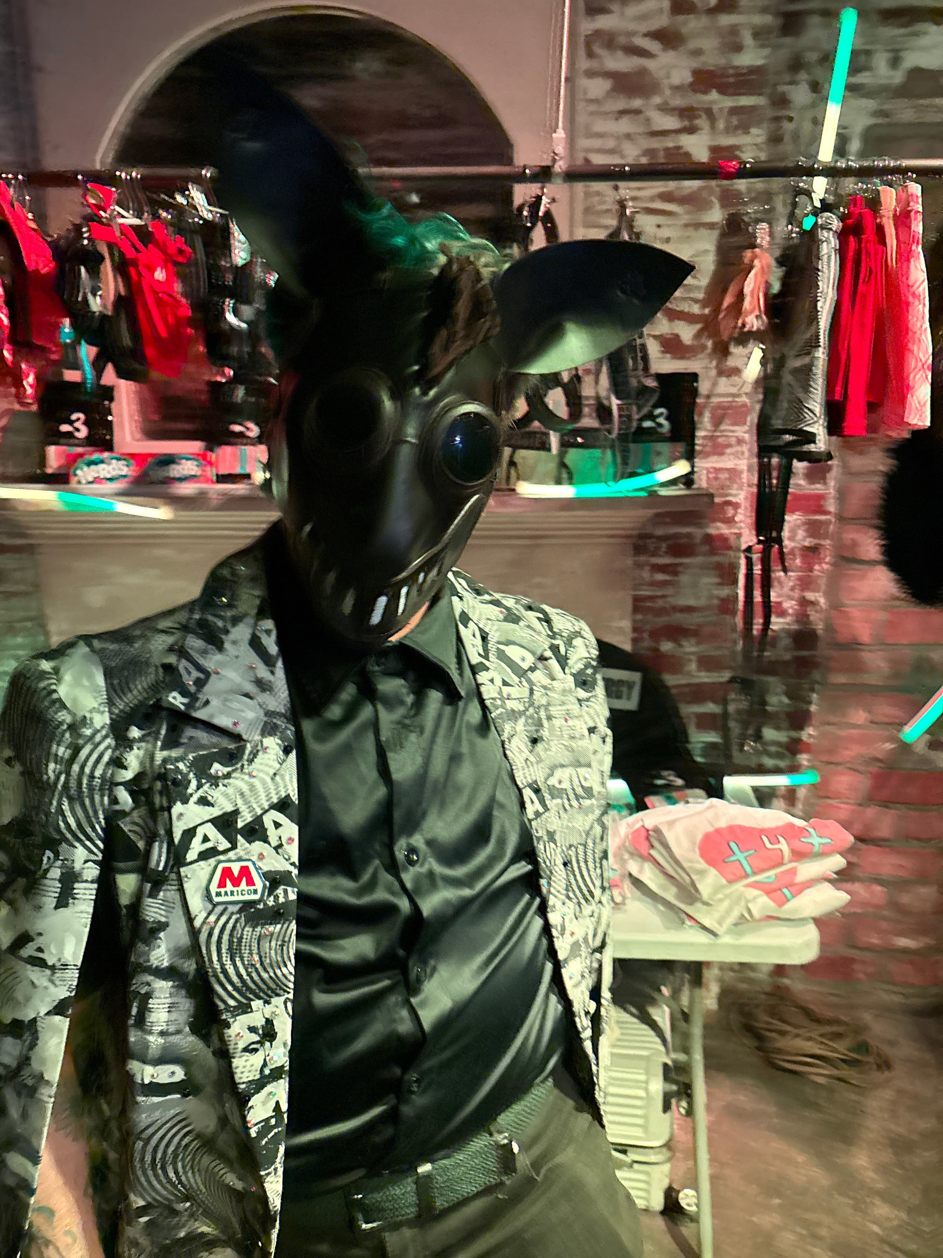 Hand made Leather Dog Masks