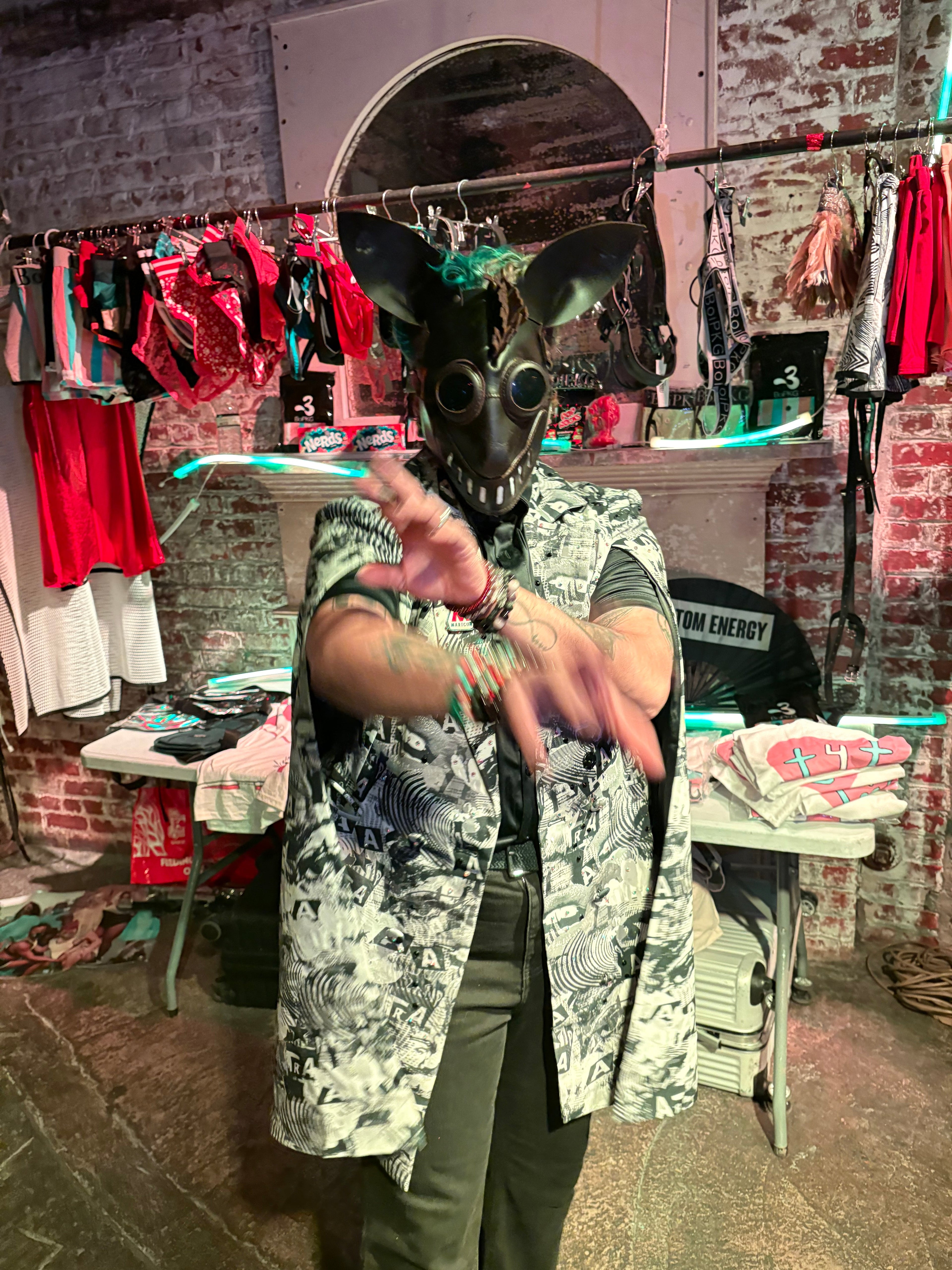 Hand made Leather Dog Masks