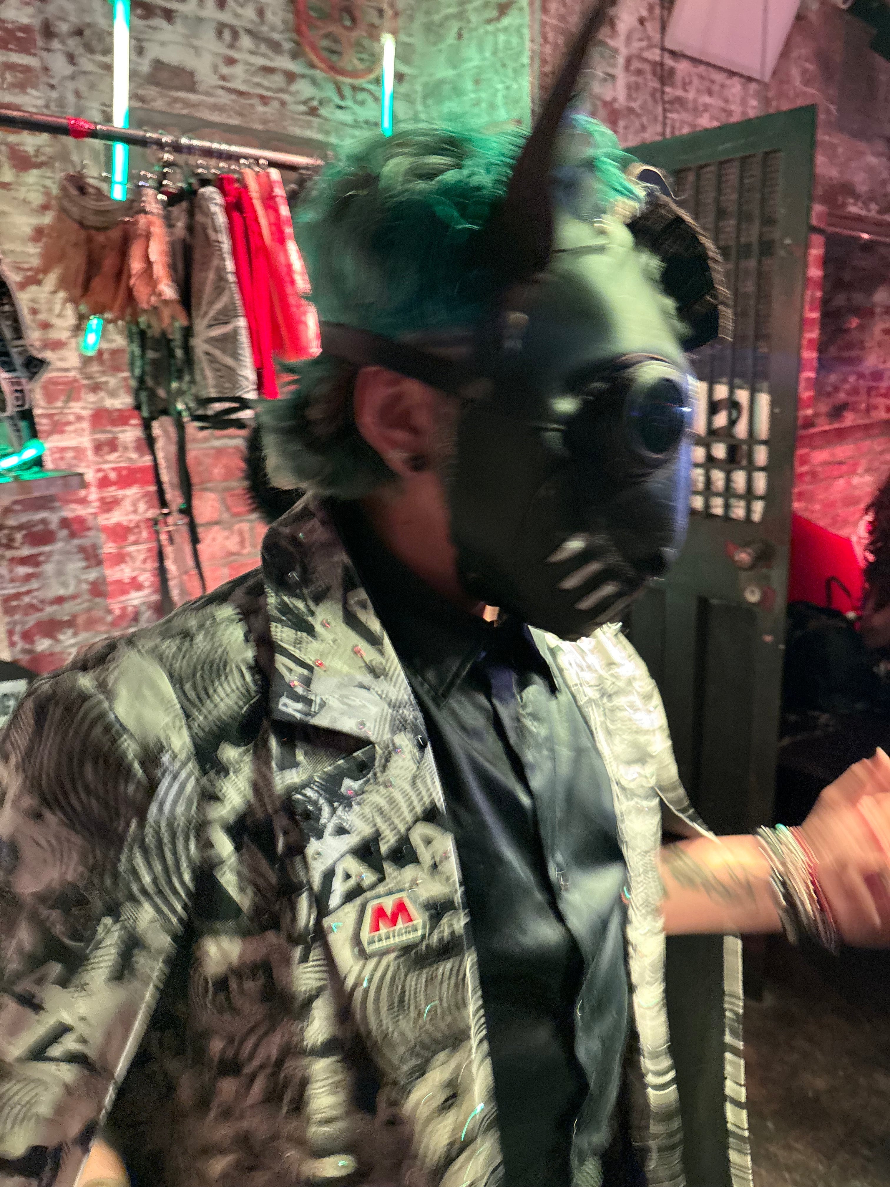 Hand made Leather Dog Masks