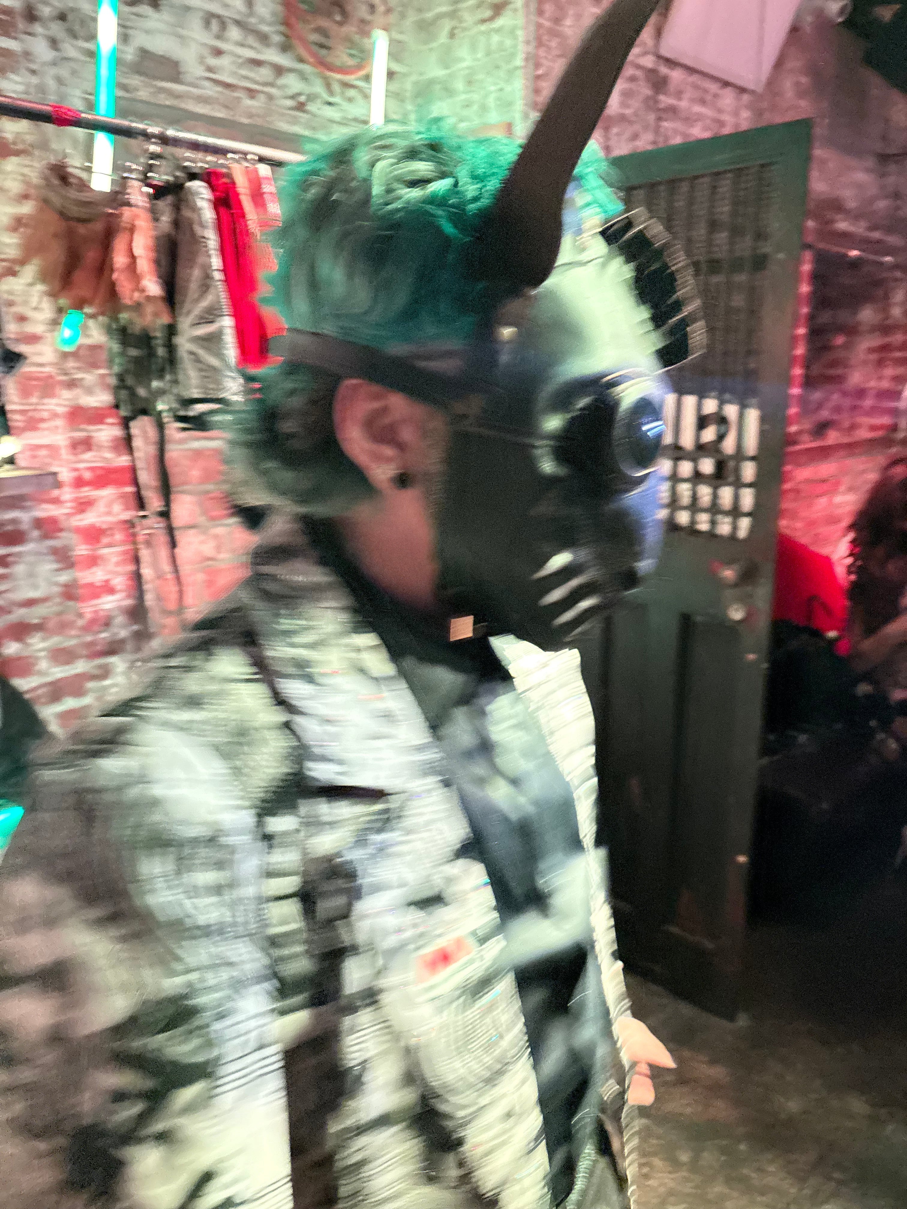 Hand made Leather Dog Masks