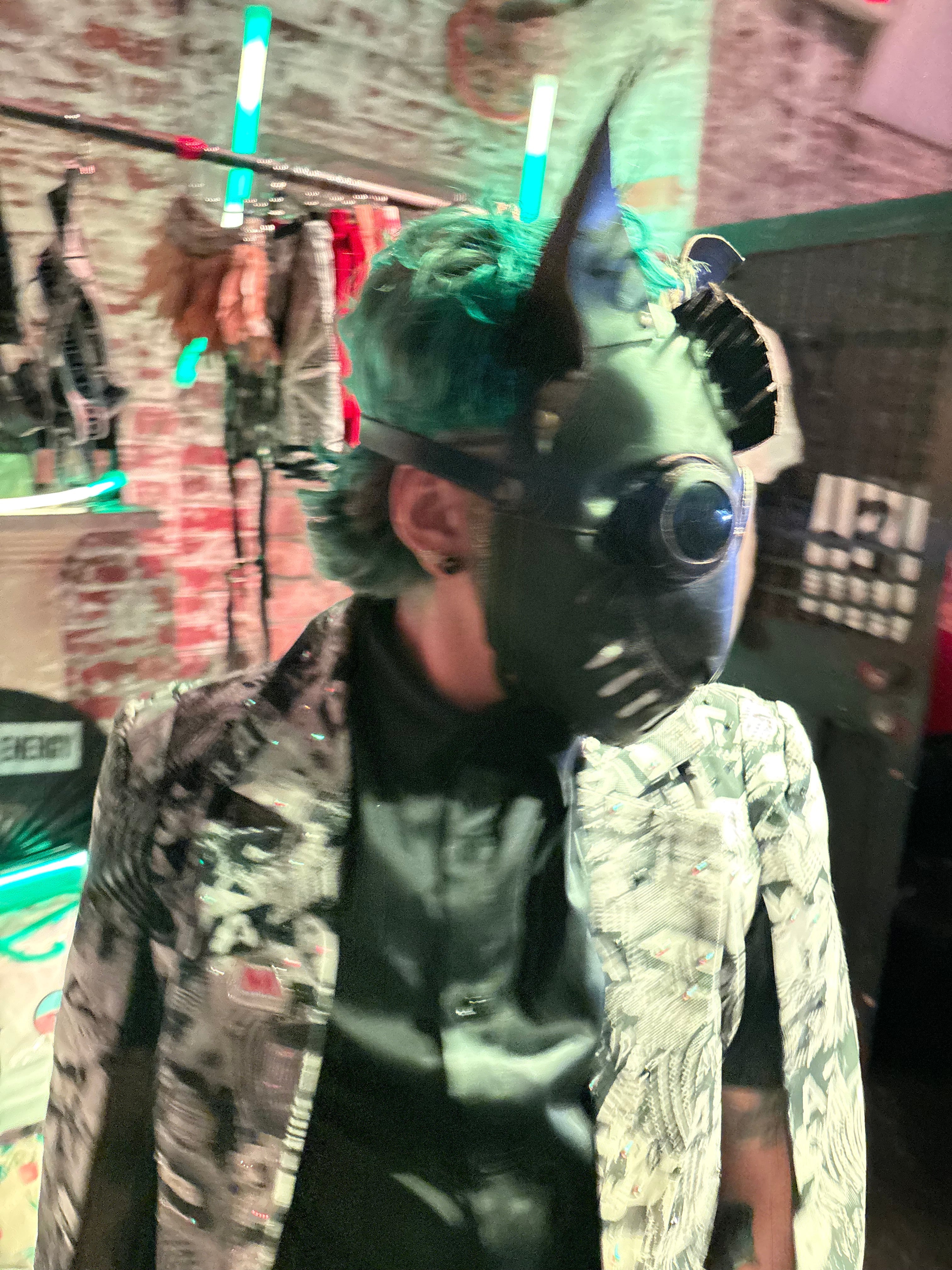 Hand made Leather Dog Masks