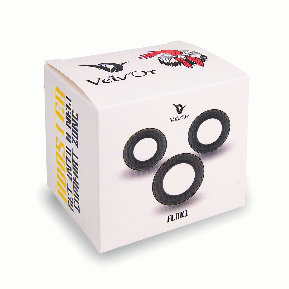 Velv'Or Rooster Floki 3-Piece Cock Ring Set