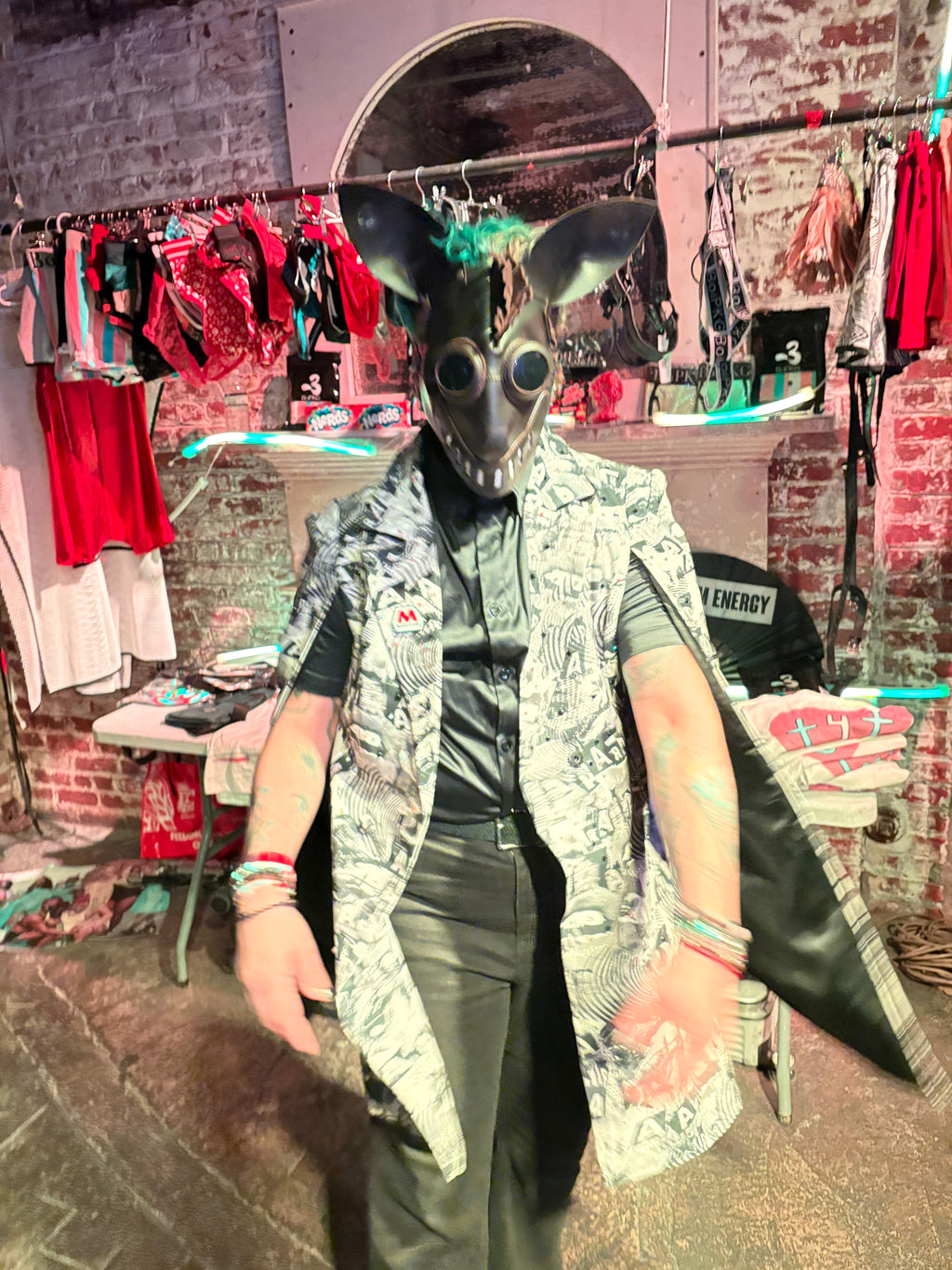 Hand made Leather Dog Masks