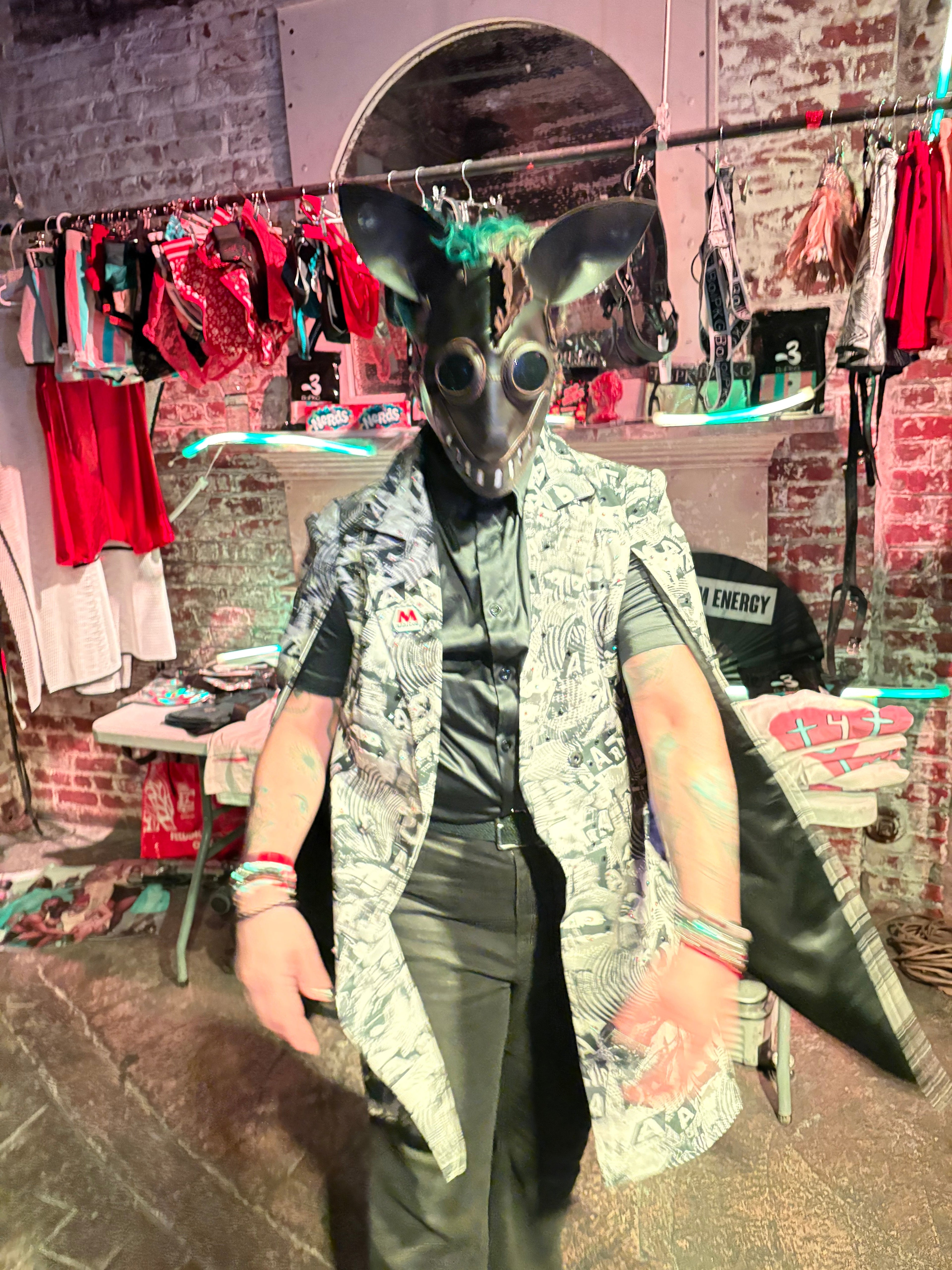 Hand made Leather Dog Masks