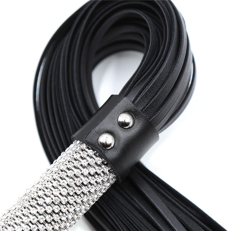 Dazzling Bling Tassel Flogger Handle show