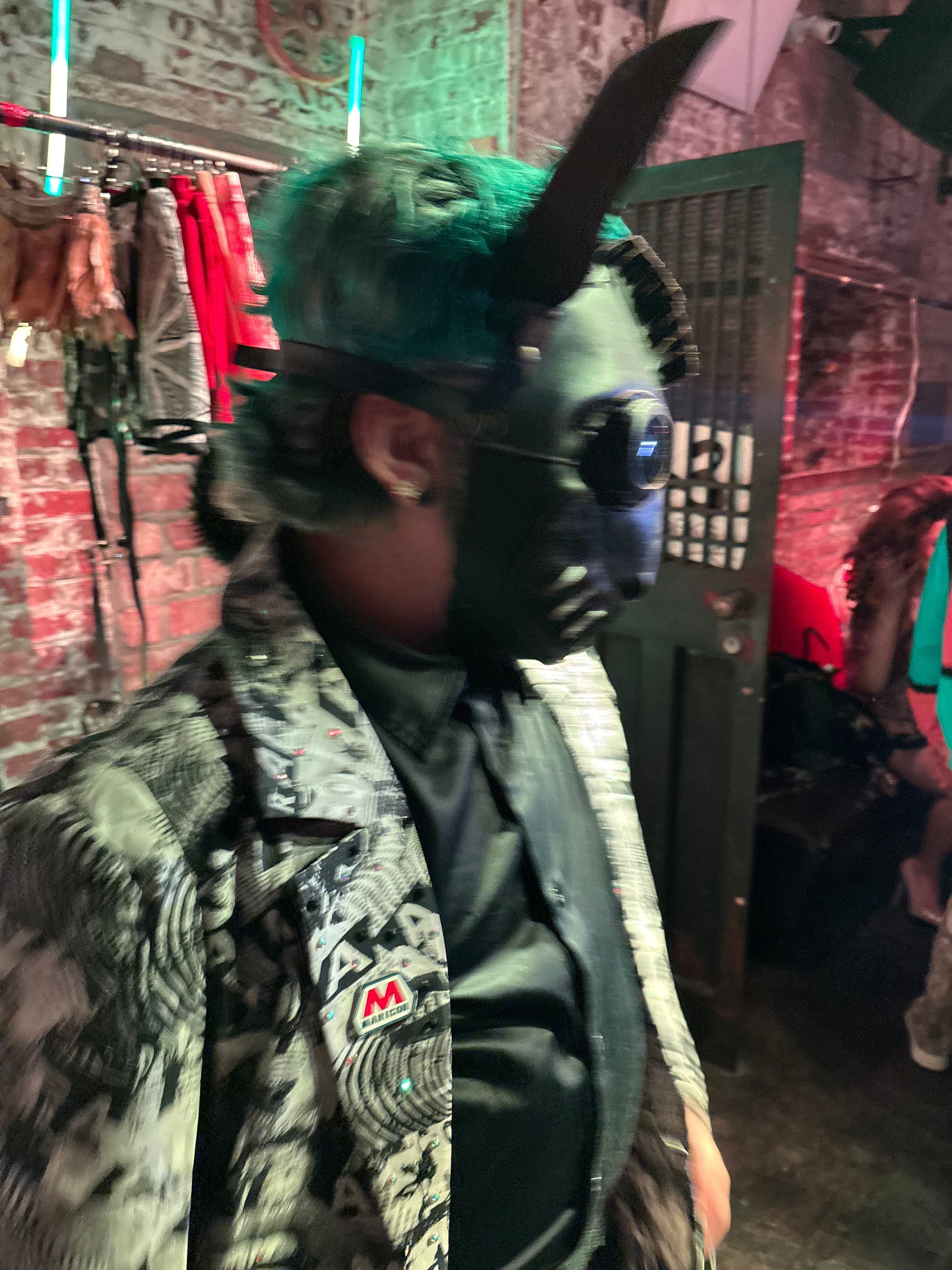 Hand made Leather Dog Masks