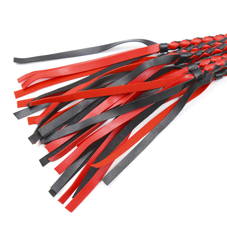 Exquisite Dual Tone Vegan Leather Flogger Show