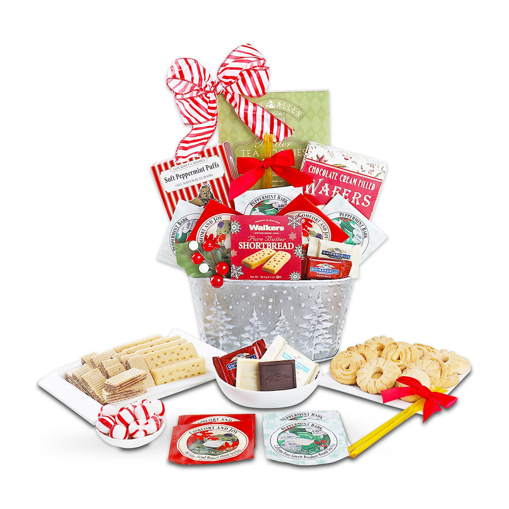 Teas the Season Gift Basket featuring Republic of Tea