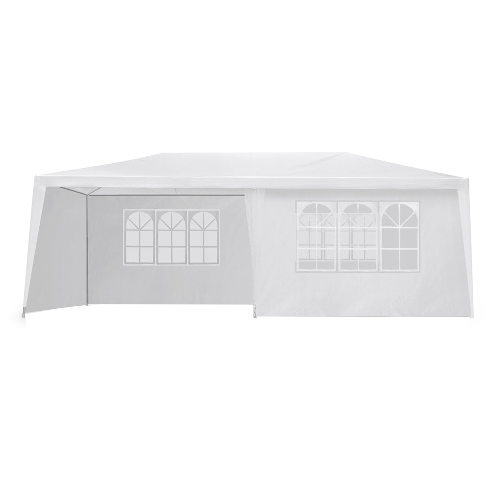 NNEDSZ Gazebo Outdoor Marquee Wedding Gazebos Party Tent Camping White 3x6m