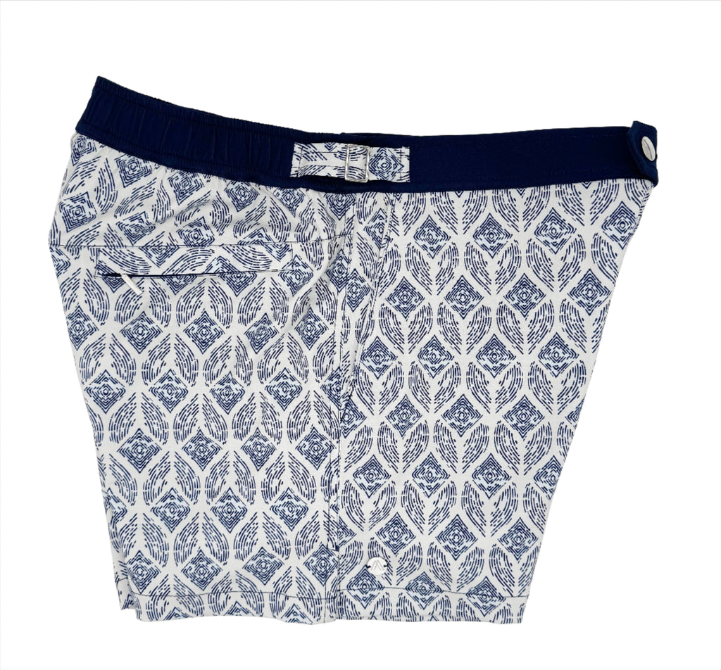 The Restless Swim Shorts - Aegean Mosaic