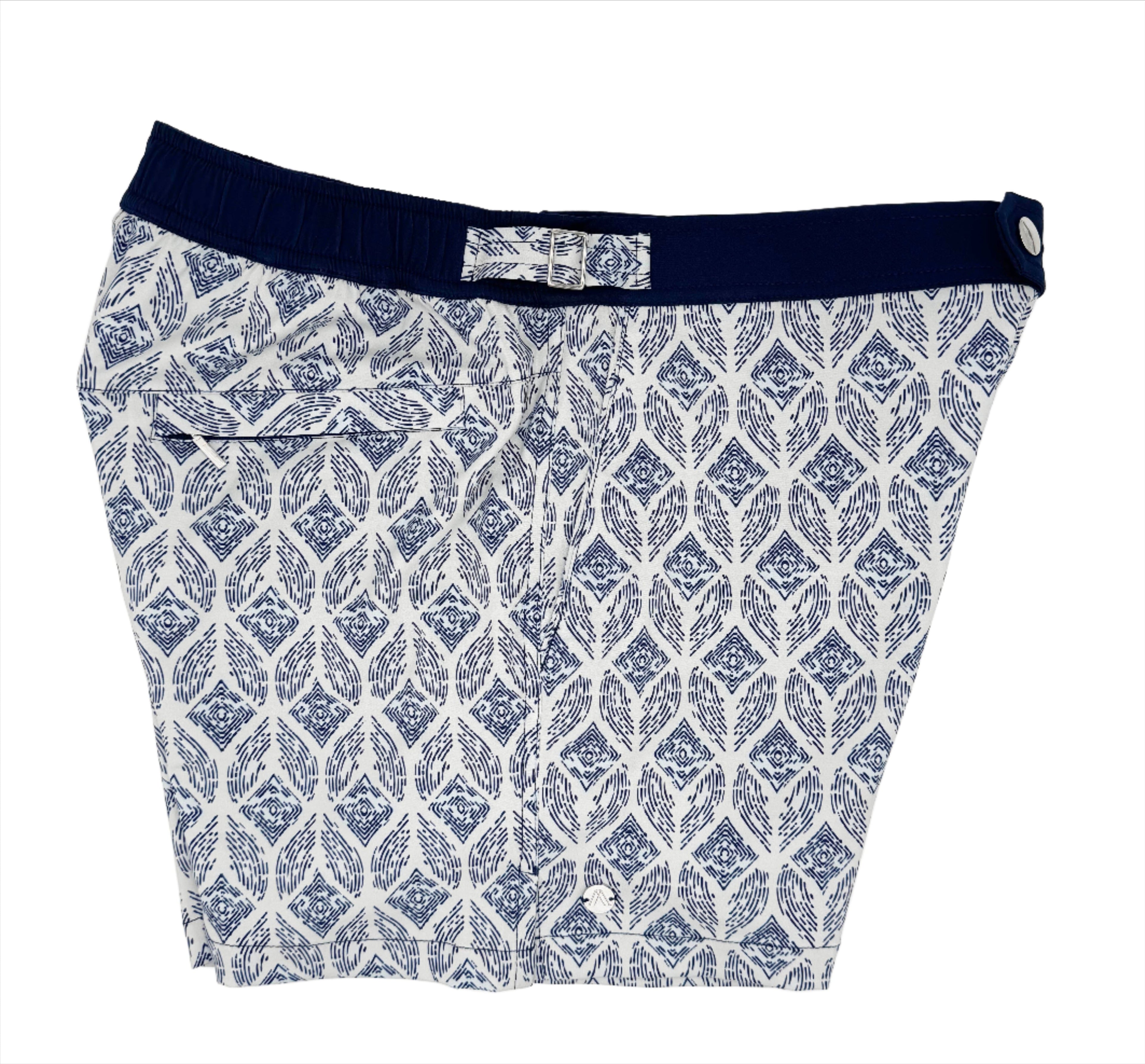 The Restless Swim Shorts - Aegean Mosaic