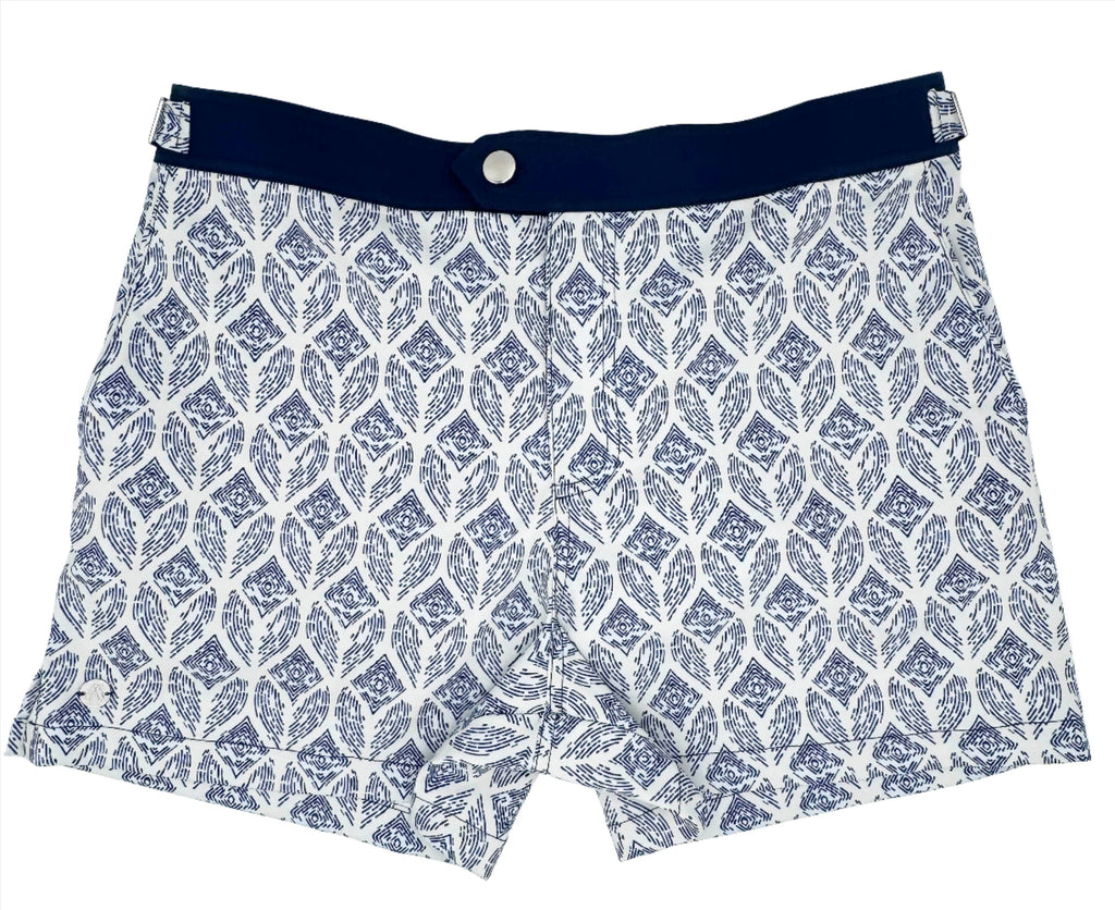 The Restless Swim Shorts - Aegean Mosaic