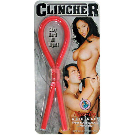 Clincher Adjustable Cock Ring (Red)-0