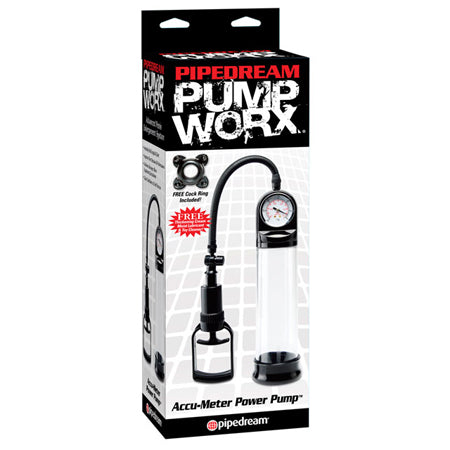 Pump Worx Accu-Meter Power Pump Clear/Black-0