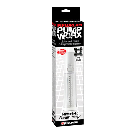 Pump Worx MEGA-VAC Power Pump Clear/White-0