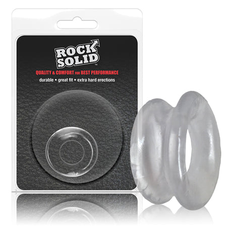 Rock Solid Convex Clear C Ring in a Clamshell-0