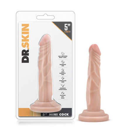 Dr. Skin Mini Realistic 5 in. Dildo Beige
