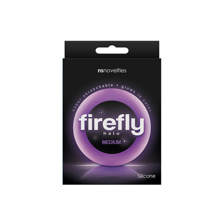 Firefly Halo Cock Ring Medium Purple-0