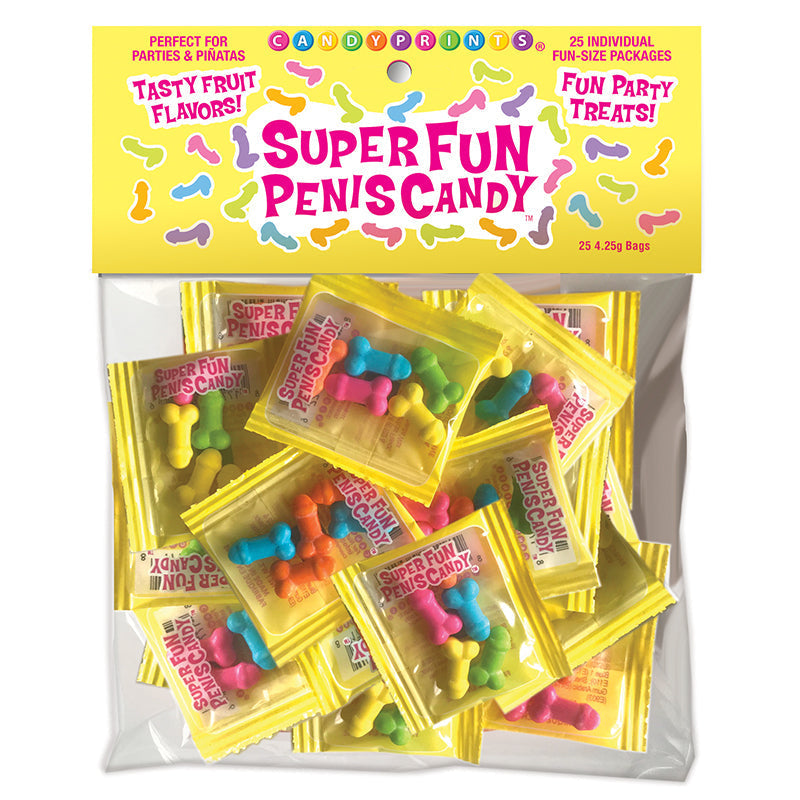 Super Fun Penis Candy, Bag Of 25-0