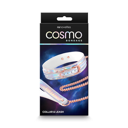 Cosmo Bondage Collar & Leash Rainbow-0