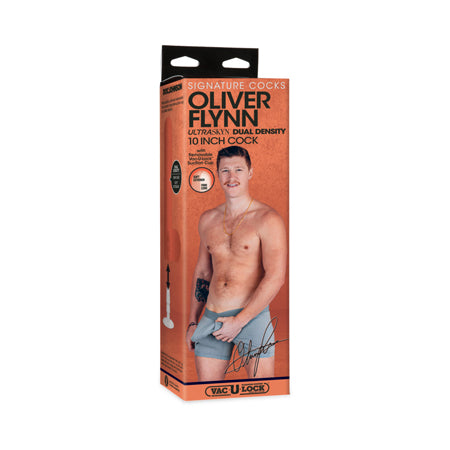 Signature Cocks Oliver Flynn ULTRASKYN Cock with Removable Vac-U-Lock Suction Cup 10in Vanilla-0