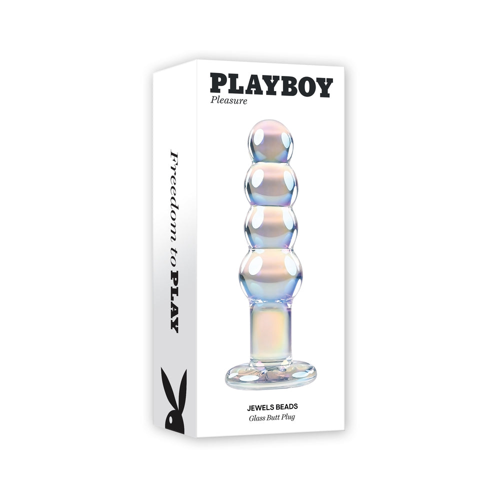 Playboy Jewels Beads Glass Dildo-0