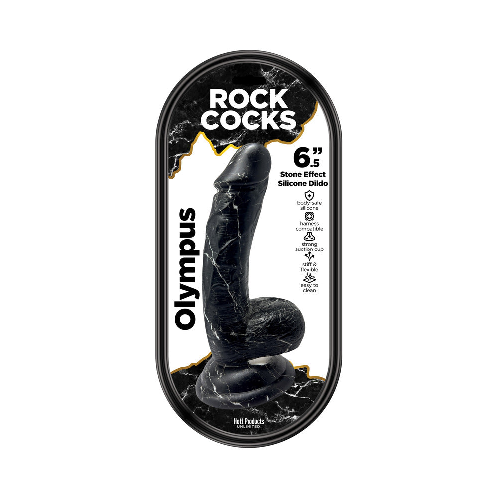 Rock Cocks Olympus Marble Silicone Dildo 6.5 in.-0