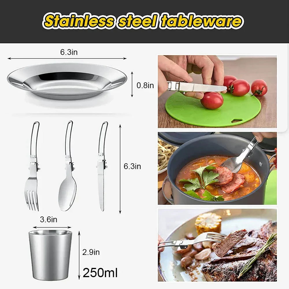 Outdoor Camping Cooking Set