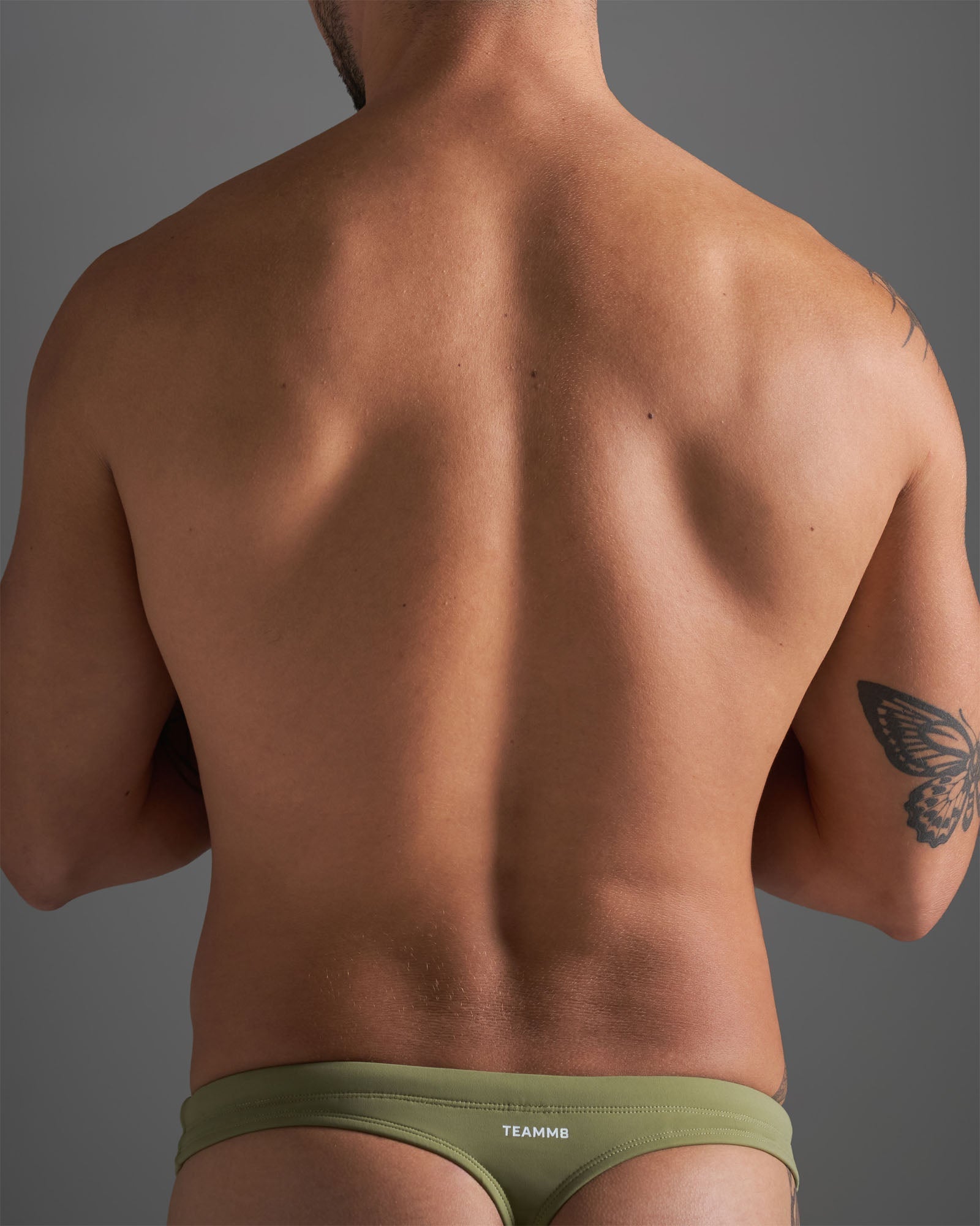 TEAMM8 Standard Swim Thong - Army