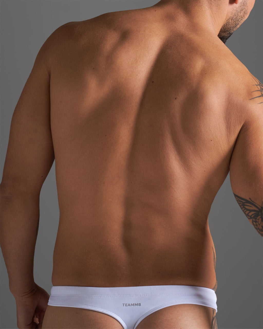 TEAMM8 Standard Swim Thong - White