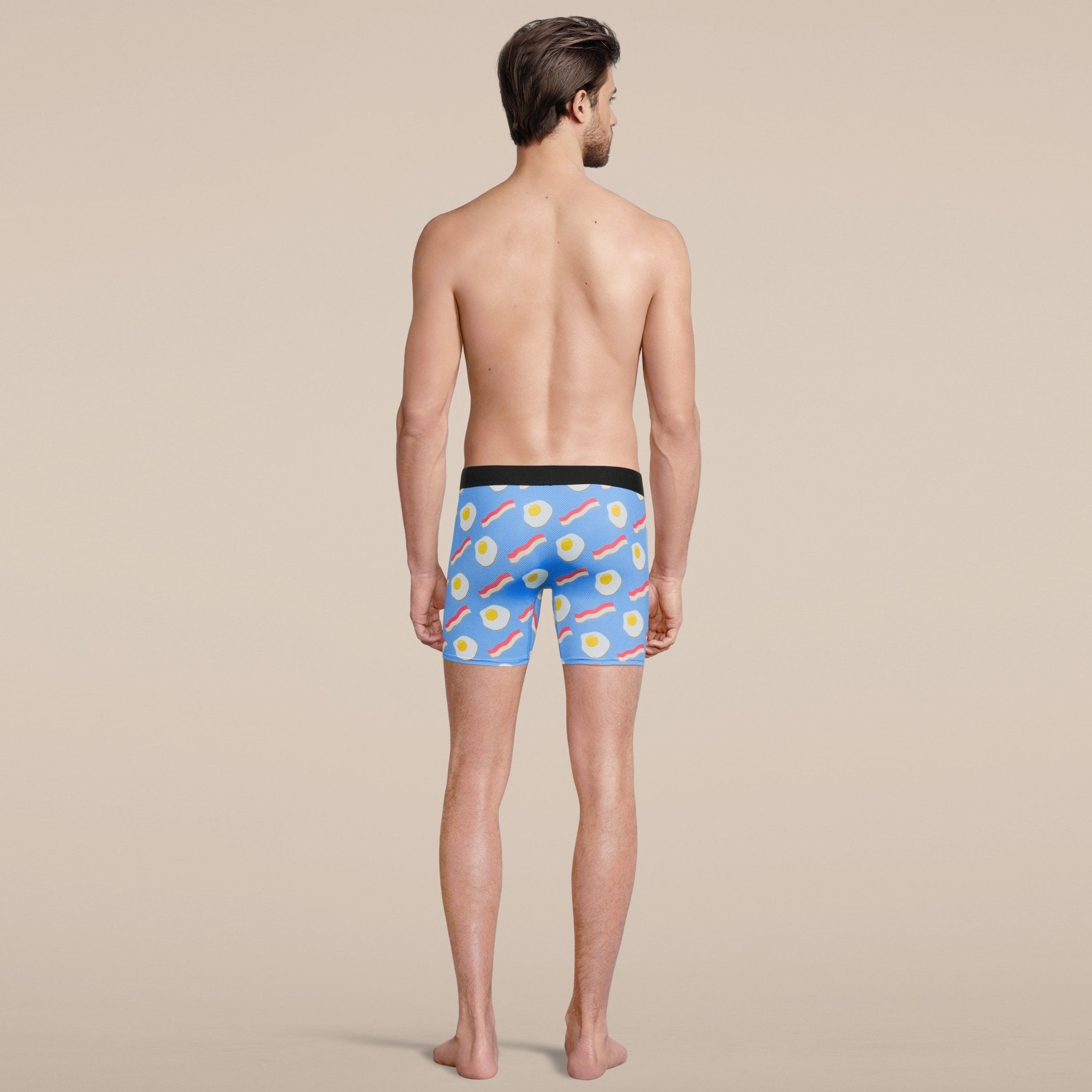 Men's Bacon and Eggs Boxer Brief Underwear