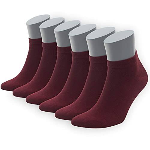 Men's & Women's Bamboo Ankle Socks 6-Pack