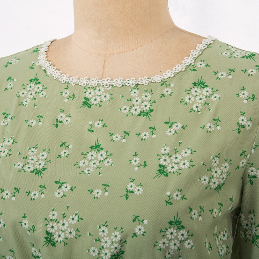 Dresses Pioneer Women Costume Colonial Dress American Historical Clothing With Bonnet Vintage Print Fashion Long Maxi Dresses