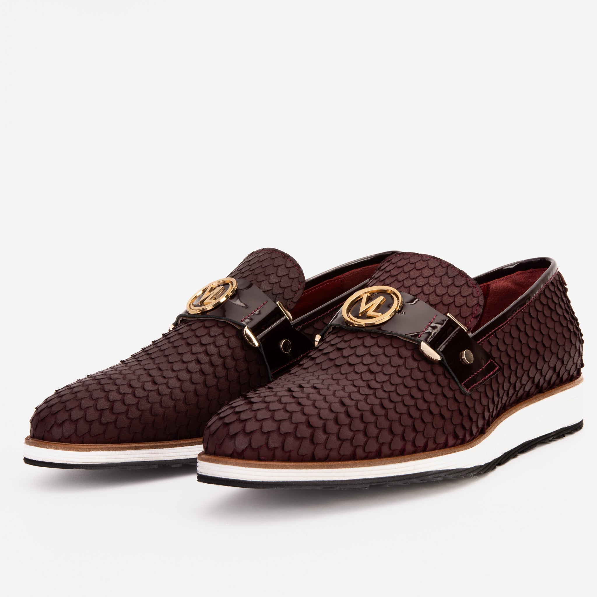 The Legacy Burgundy Leather Men Casual Loafer Shoe