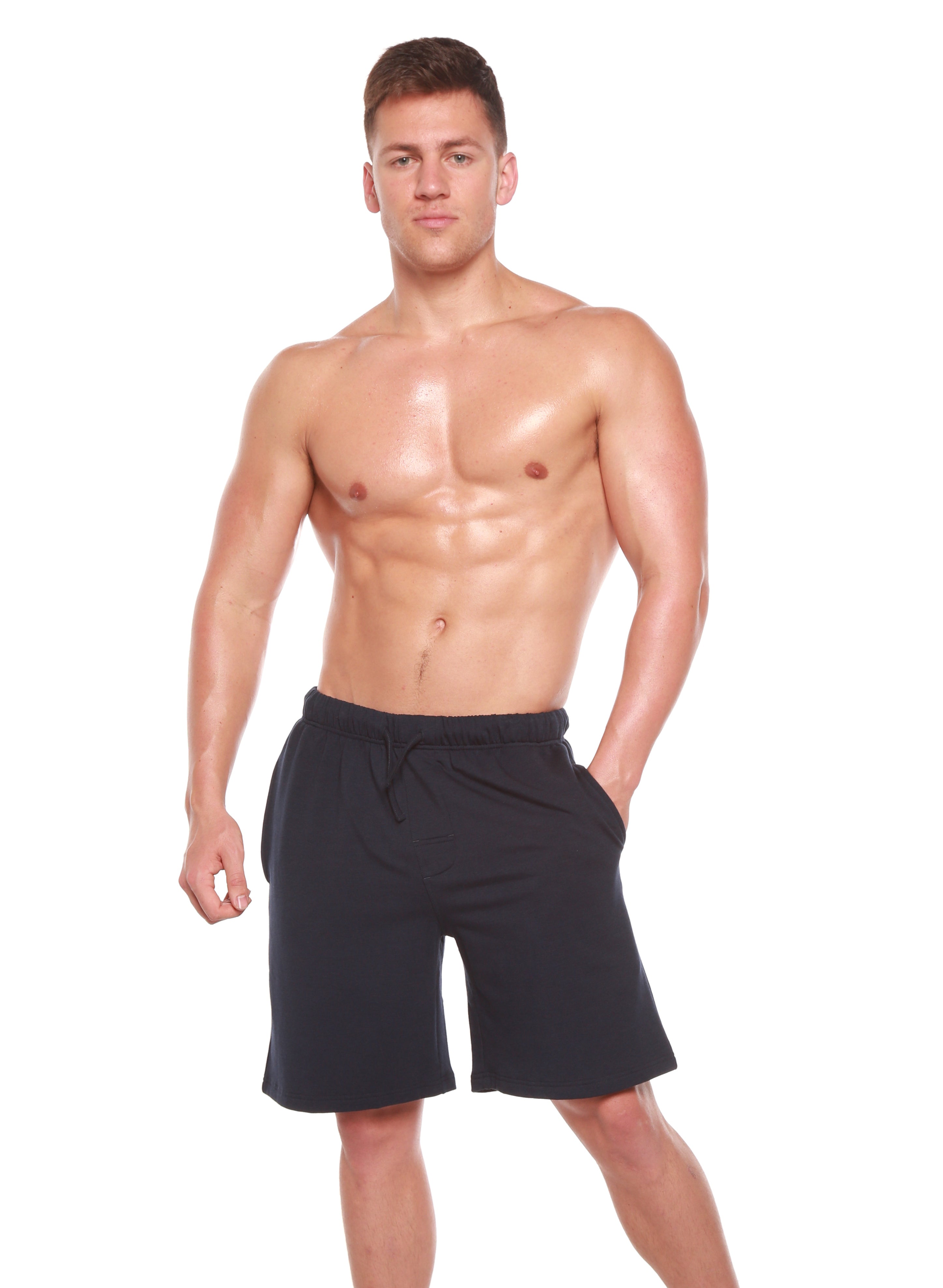 Clearance Men's Bamboo Viscose Fleece Lounge Shorts