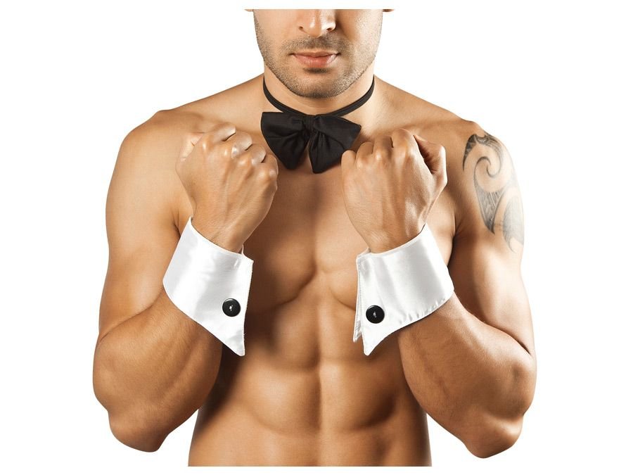 Mens Bowtie and Cuffs Only CandyMan 9646
