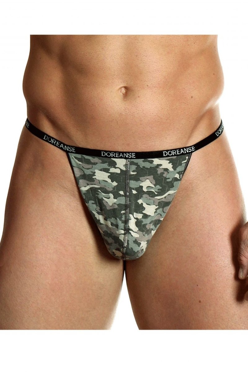 Mens Camouflage Thong Doreanse 1312-PRN