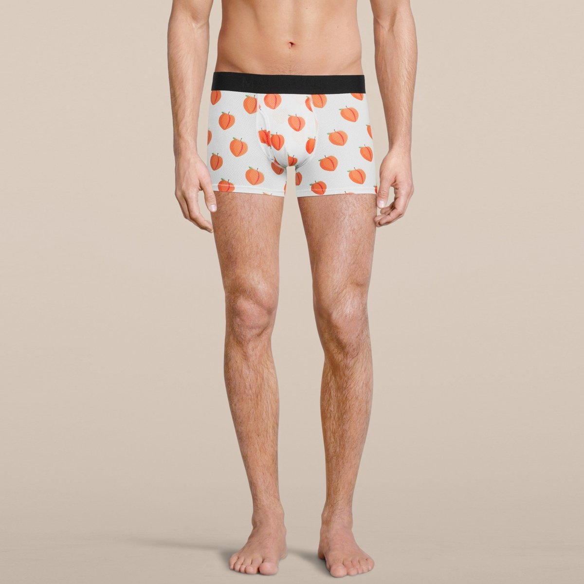 Men's Peach Boxer Trunk Underwear with Pouch
