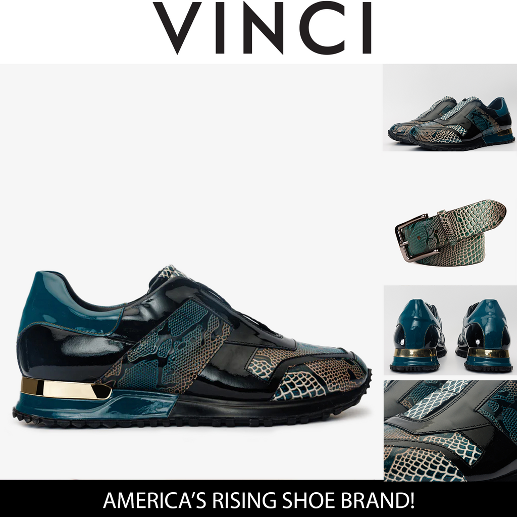 The Milano Snk Green Leather Men Sneaker