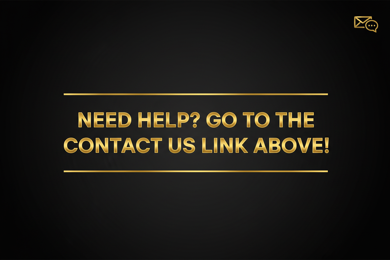 Need help contact us banner