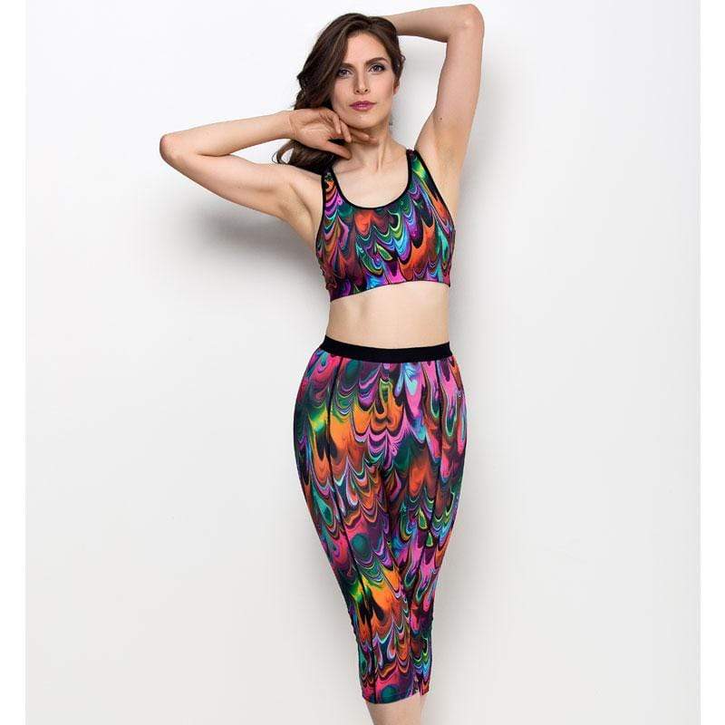 Sports Bra Stetch Fit Top Lauma Active Multicolor